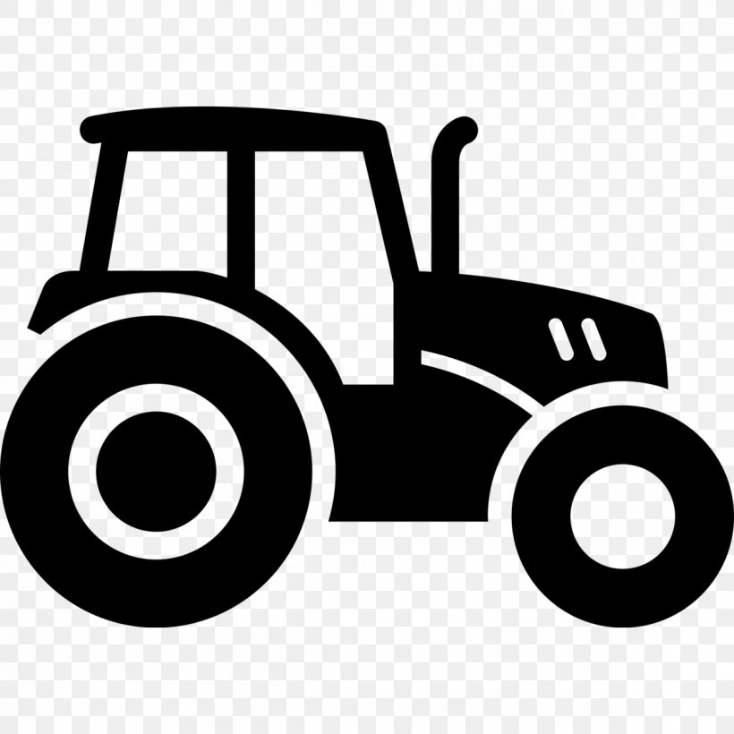 Tractor John Deere Case IH Heavy Machinery Agriculture, PNG, 1200x1200px, Tractor, Agricultural Machinery, Agriculture, Automotive Design, Black And White Download Free