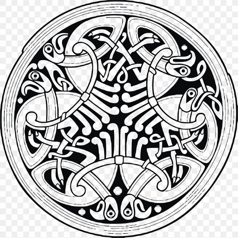 Celtic Knot Celts Ornament, PNG, 2324x2332px, Celtic Knot, Area, Art, Black And White, Celtic Harp Download Free