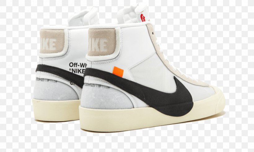 Nike Blazers Sneakers Off-White T-shirt, PNG, 1000x600px, Nike Blazers, Basketball Shoe, Beige, Blazer, Brand Download Free