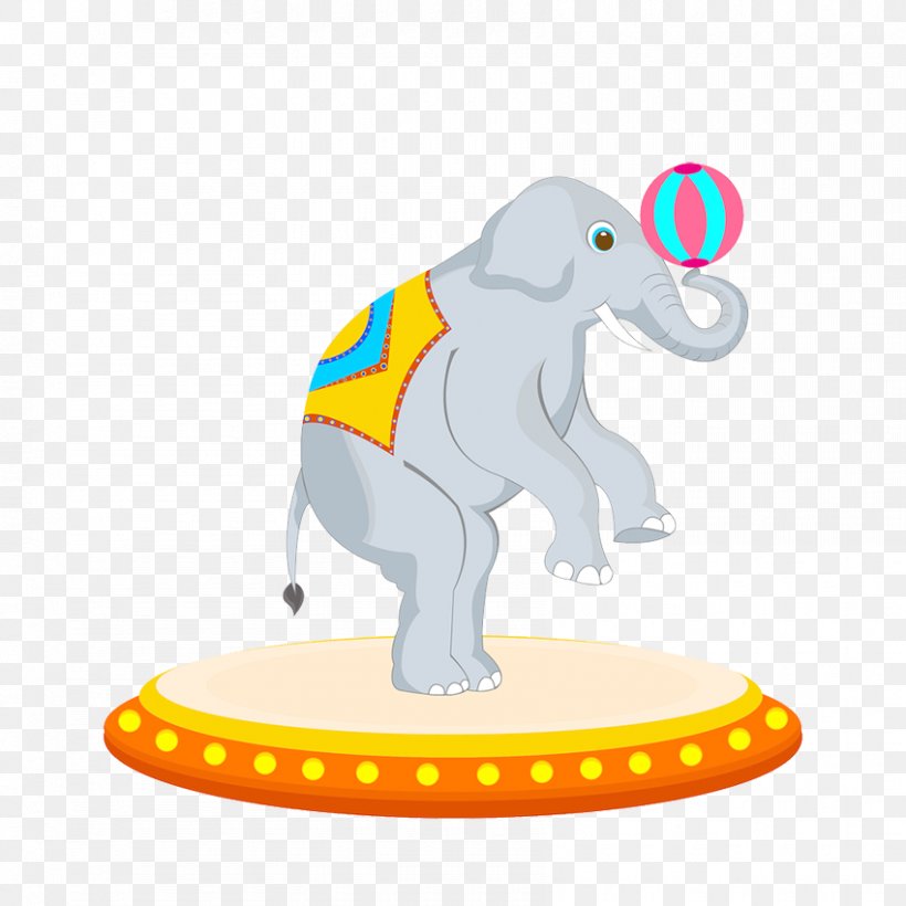 Performance Circus Elephant Cartoon, PNG, 850x850px, Performance, Animation, Area, Cartoon, Circus Download Free