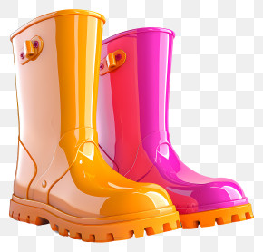 emoji rain boots