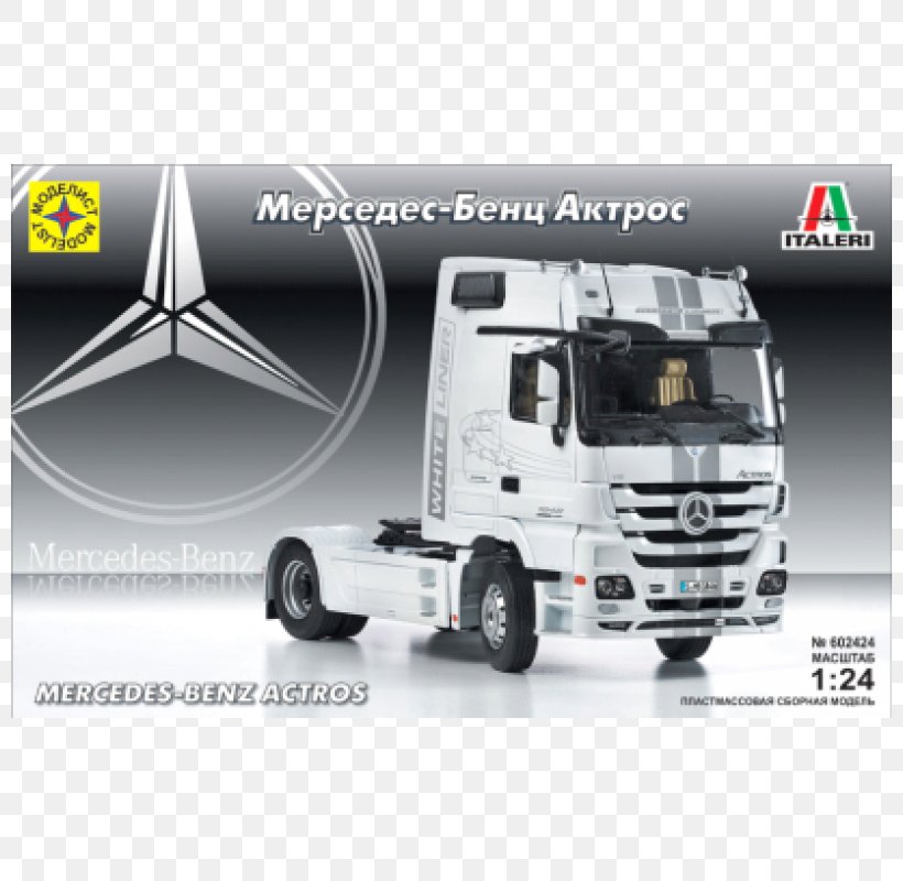 Mercedes-Benz Actros Italeri Plastic Model 1:24 Scale Truck, PNG, 800x800px, 124 Scale, Mercedesbenz Actros, Automotive Exterior, Automotive Tire, Automotive Wheel System Download Free