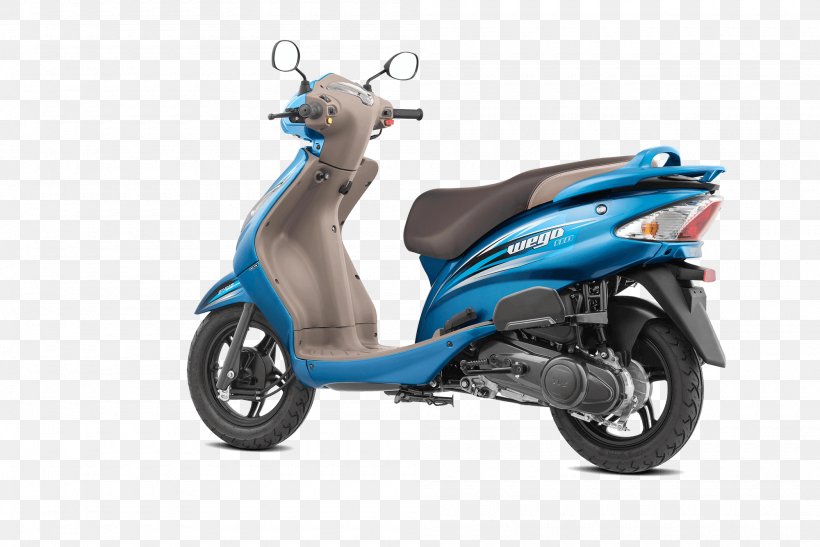 Motorized Scooter Car TVS Scooty TVS Wego, PNG, 2000x1335px, Scooter, Car, Electric Blue, Electric Motorcycles And Scooters, Engine Displacement Download Free