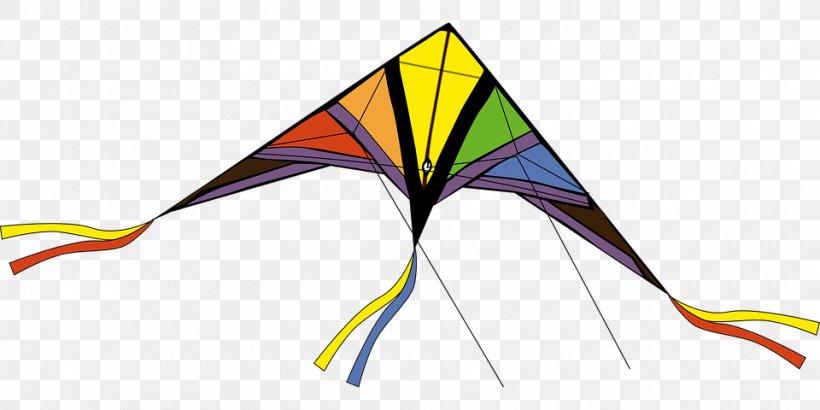Kite Clip Art Image, PNG, 960x480px, Kite, Area, Art, Kite Sports, Sport Kite Download Free
