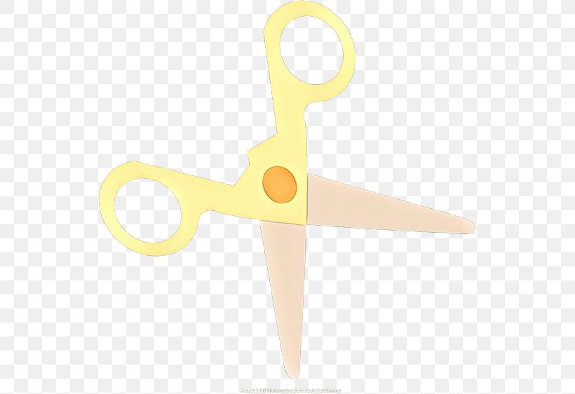 Scissors Yellow, PNG, 538x562px, Cartoon, Scissors, Yellow Download Free