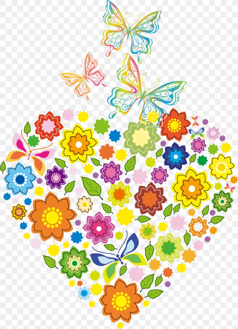 Butterfly Heart Color Illustration, PNG, 2371x3272px, Butterfly, Art, Color, Creative Arts, Cut Flowers Download Free