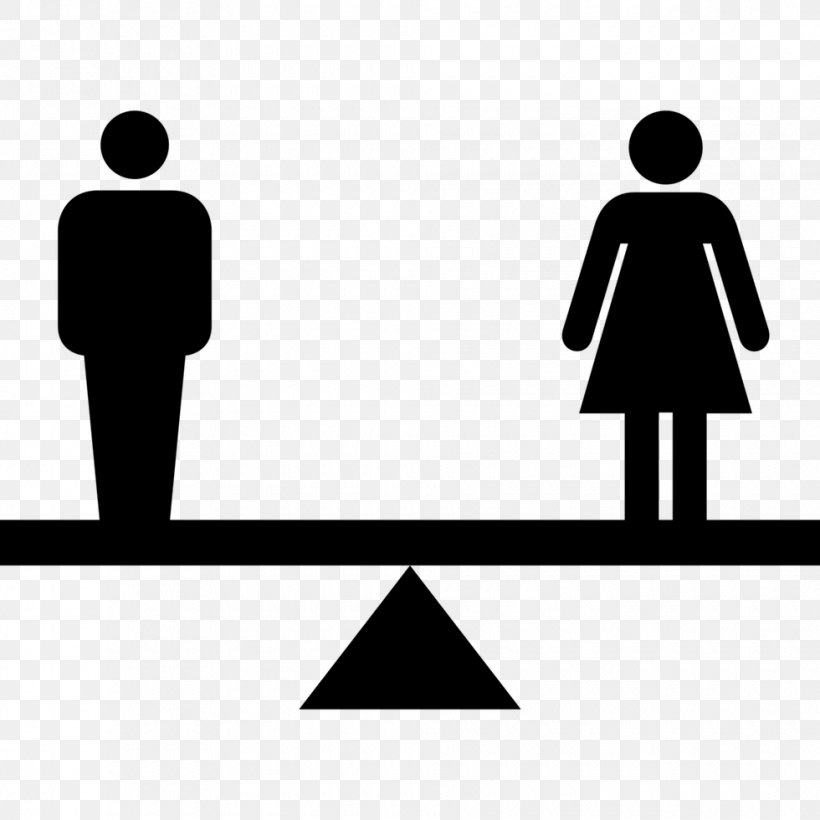 Gender Equality Gender Pay Gap Feminism Social Equality, PNG, 980x980px, Gender Equality, Area, Black, Black And White, Brand Download Free