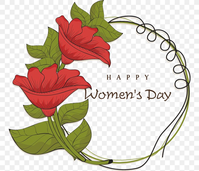 International Womens Day Euclidean Vector Clip Art, PNG, 750x704px, International Womens Day, Cut Flowers, Flora, Floral Design, Floristry Download Free