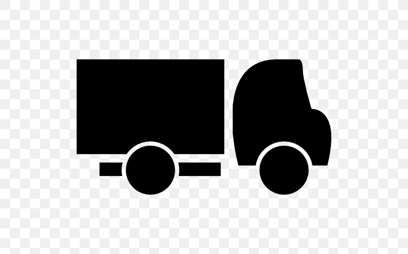 Car Semi-trailer Truck Silhouette, PNG, 512x512px, Car, Black, Black And White, Box Truck, Brand Download Free