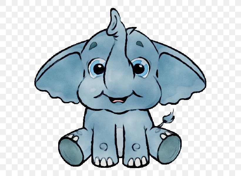 Clip Art Elephant Cuteness Openclipart, PNG, 600x600px, Elephant, Animal Figure, Animation, Cartoon, Cuteness Download Free