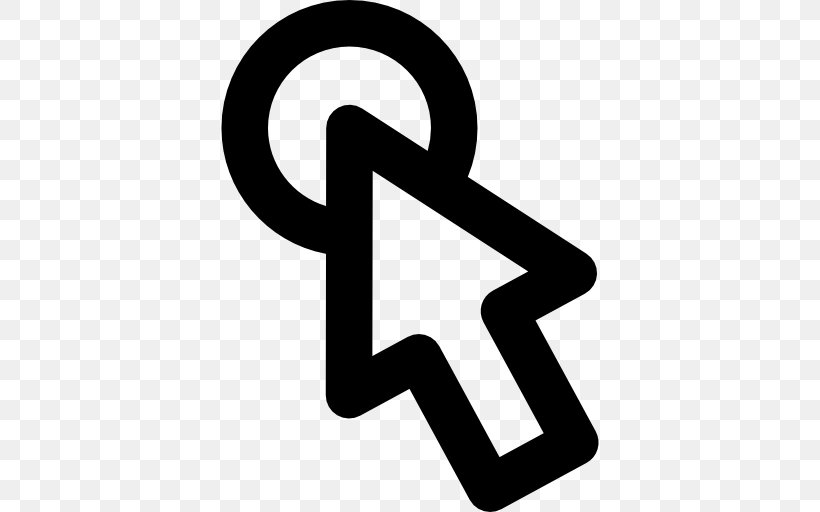 Computer Mouse Pointer Cursor Arrow, PNG, 512x512px, Computer Mouse, Area, Brand, Cursor, Logo Download Free