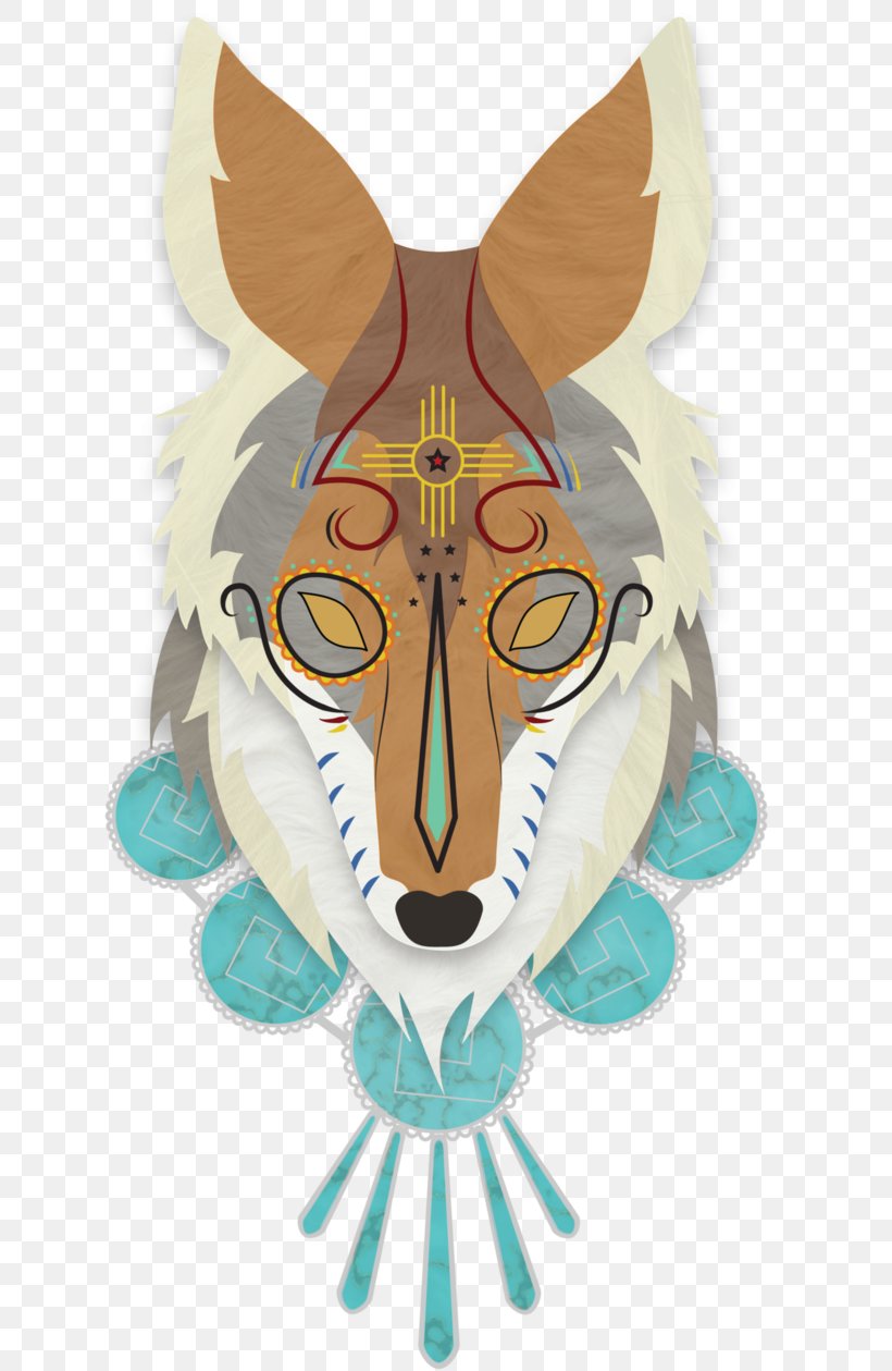 Coyote Day Of The Dead Death, PNG, 634x1259px, Coyote, Animal, Art, Cartoonist, Costume Download Free