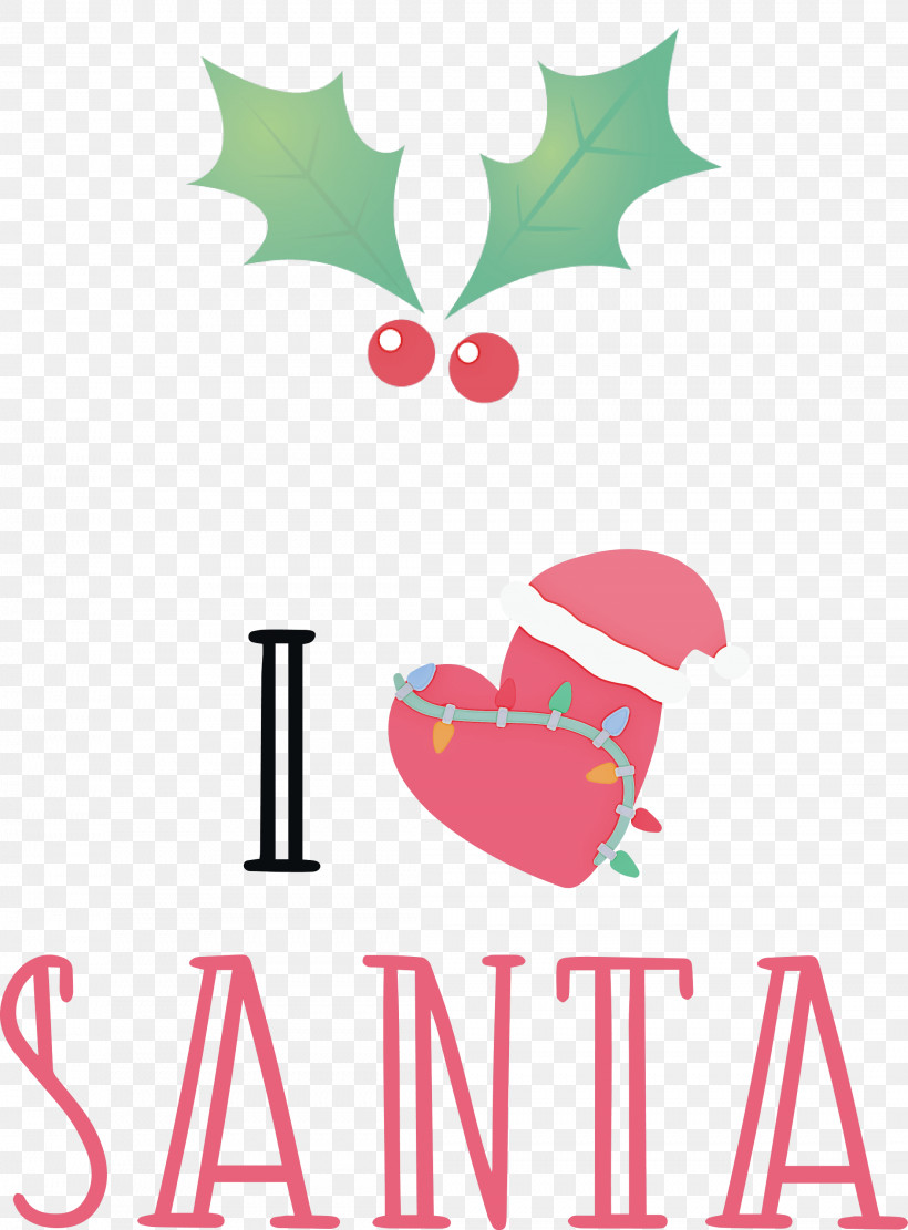 I Love Santa Santa Christmas, PNG, 2214x3000px, I Love Santa, Black, Black Screen Of Death, Christmas, Fine Arts Download Free