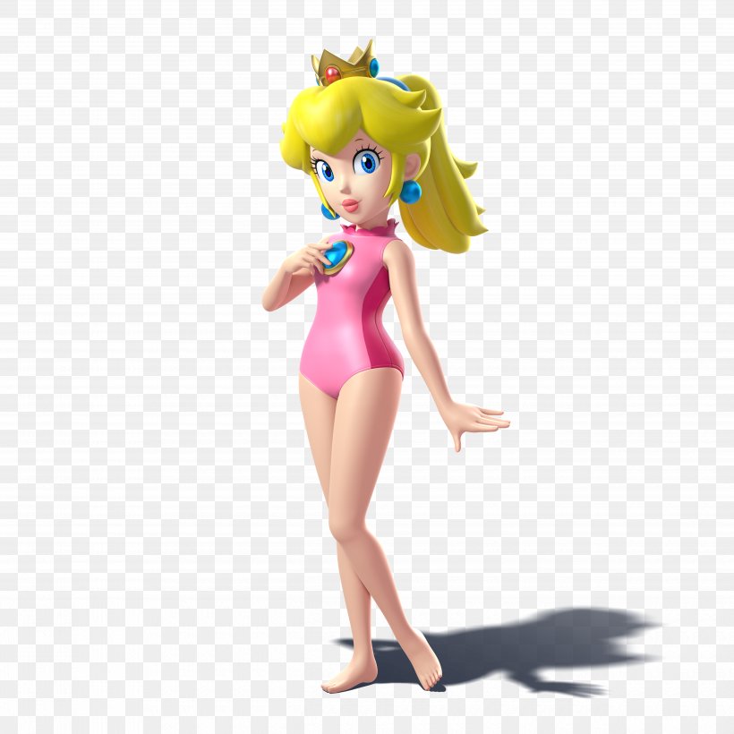 Mario & Sonic At The Olympic Games Mario & Sonic At The Rio 2016 Olympic Games Princess Peach Rosalina Princess Daisy, PNG, 5000x5000px, Mario Sonic At The Olympic Games, Barbie, Doll, Fictional Character, Figurine Download Free