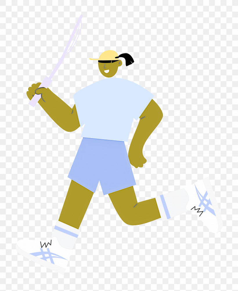 Badminton Sports, PNG, 2040x2500px, Badminton, Cartoon, Character, Clothing, Electric Blue M Download Free