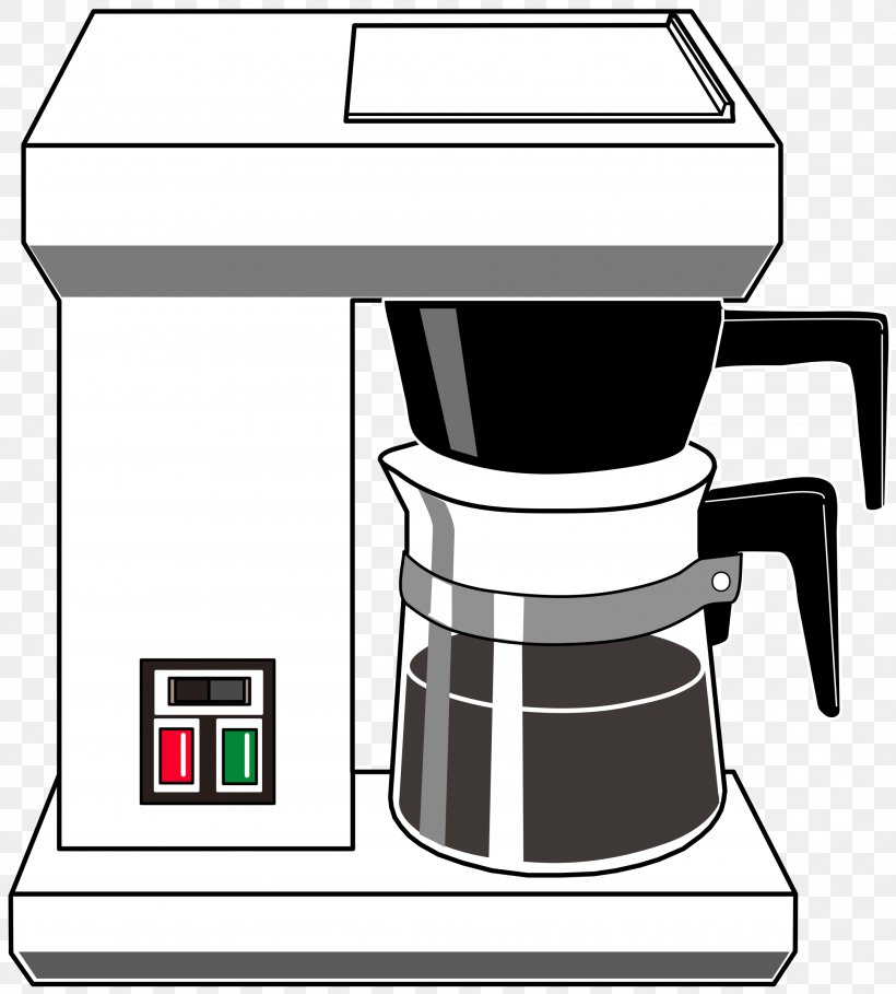 Coffeemaker Cafe Clip Art, PNG, 2163x2400px, Coffee, Brewed Coffee, Cafe, Coffee Cup, Coffeemaker Download Free