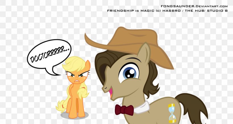 Pony Tenth Doctor Applejack Time Lord, PNG, 1224x653px, Watercolor, Cartoon, Flower, Frame, Heart Download Free