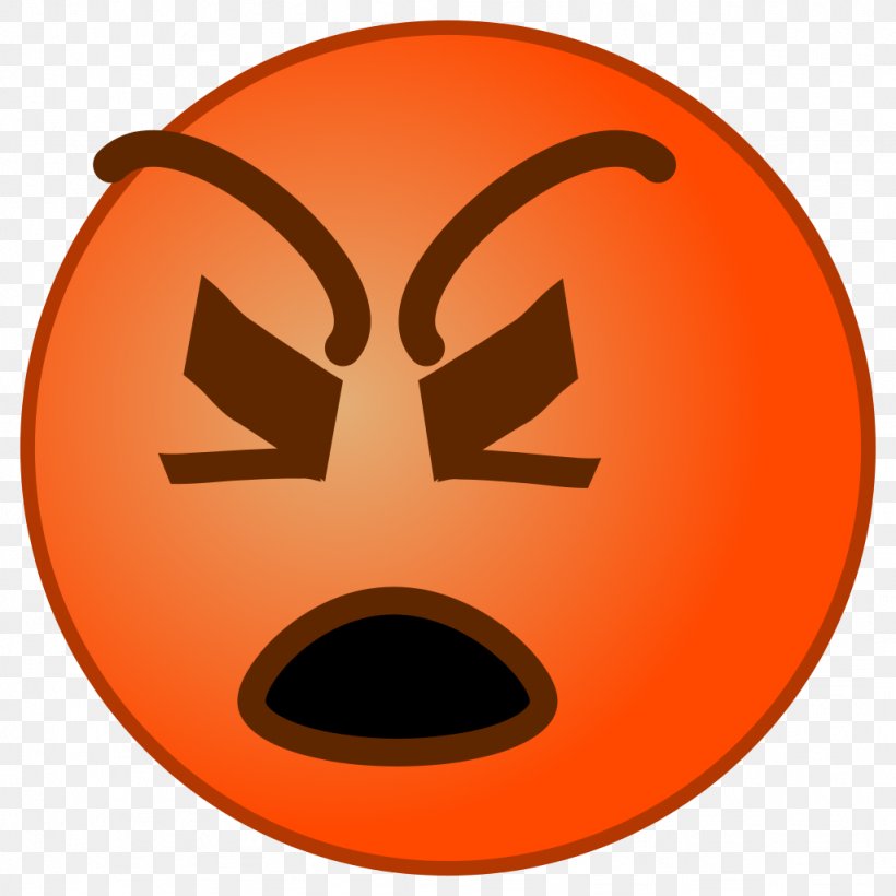 Angry Smilies Emoticon Clip Art, PNG, 1024x1024px, Angry Smilies, Child, Emoticon, Orange, Smile Download Free