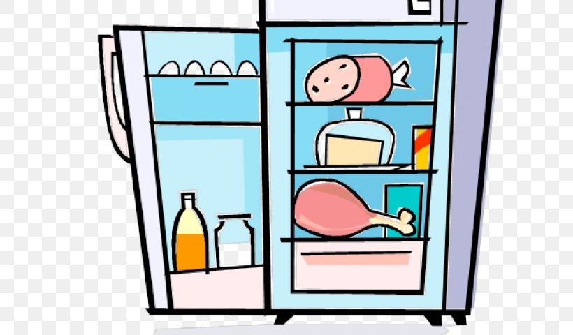 Clip Art Refrigerator Auto-defrost Openclipart, PNG, 640x480px, Refrigerator, Art, Autodefrost, Cartoon, Freezer Download Free