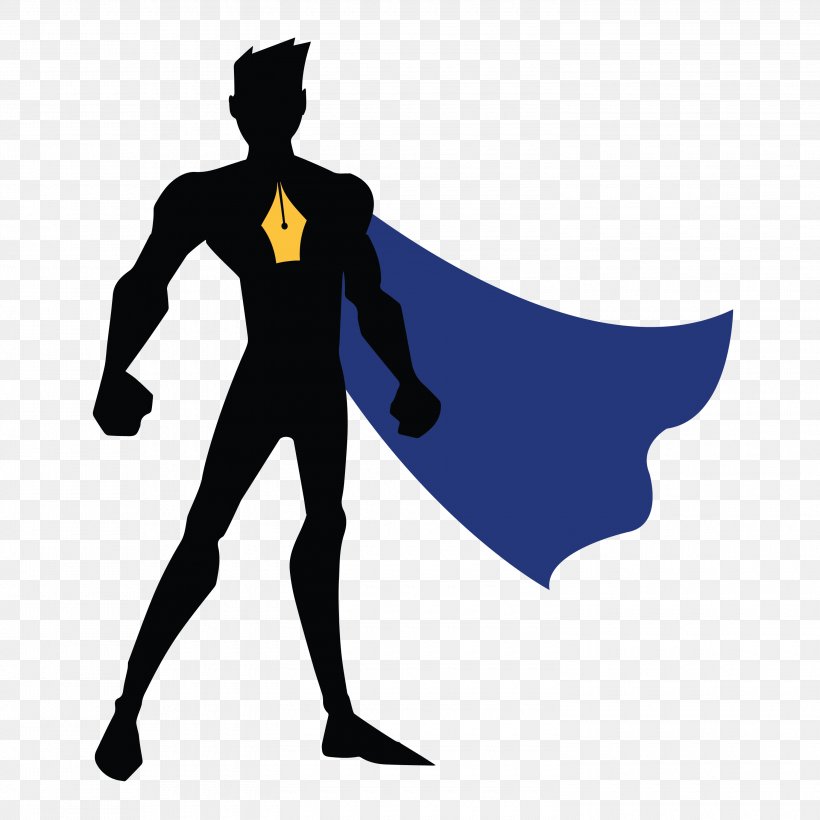Silhouette Royalty-free, PNG, 3000x3000px, Silhouette, Drawing, Fictional Character, Hero, Joint Download Free