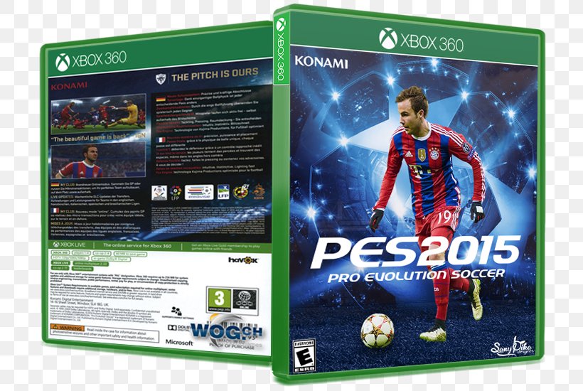 Xbox 360 PlayStation 3 Pro Evolution Soccer 2015 Xbox One Compact Disc, PNG, 746x550px, Xbox 360, Compact Disc, Computer Software, Electronic Device, Gadget Download Free