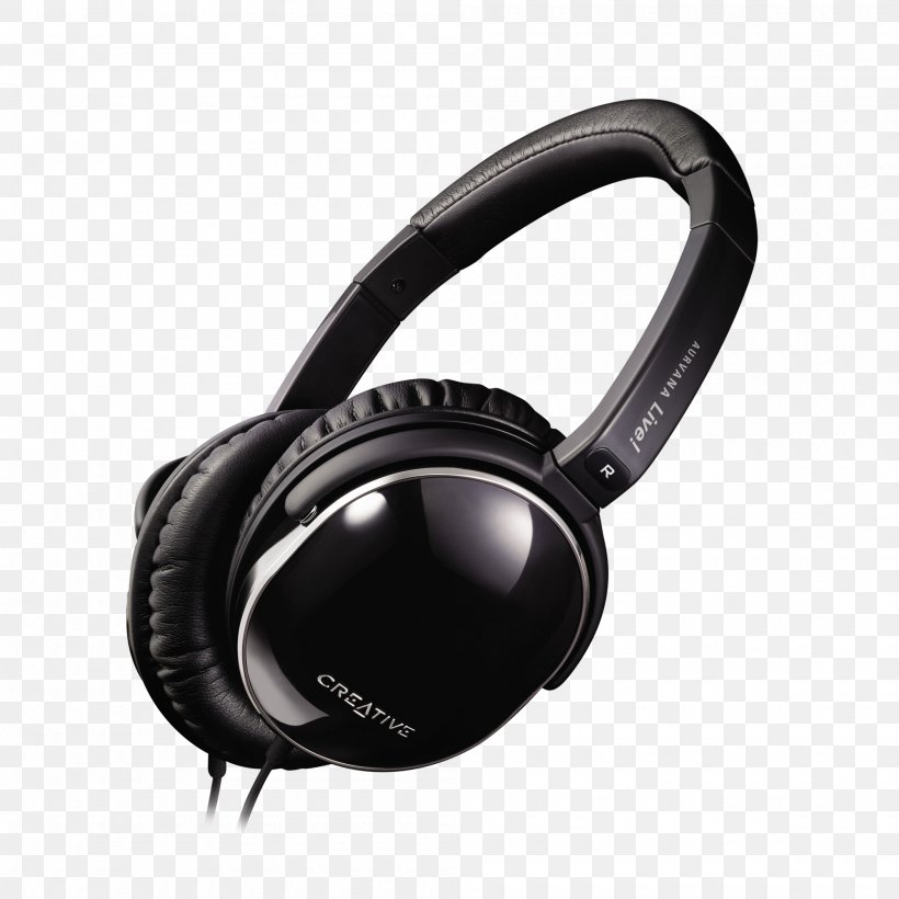 Microphone Noise-cancelling Headphones Active Noise Control Creative Technology, PNG, 2000x2000px, Microphone, Active Noise Control, Audio, Audio Equipment, Bluetooth Download Free