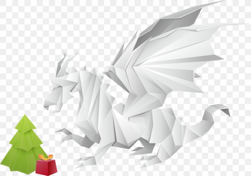 Paper Modular Origami Dragon, PNG, 879x618px, Paper, Art, Art Paper, Craft, Creative Arts Download Free