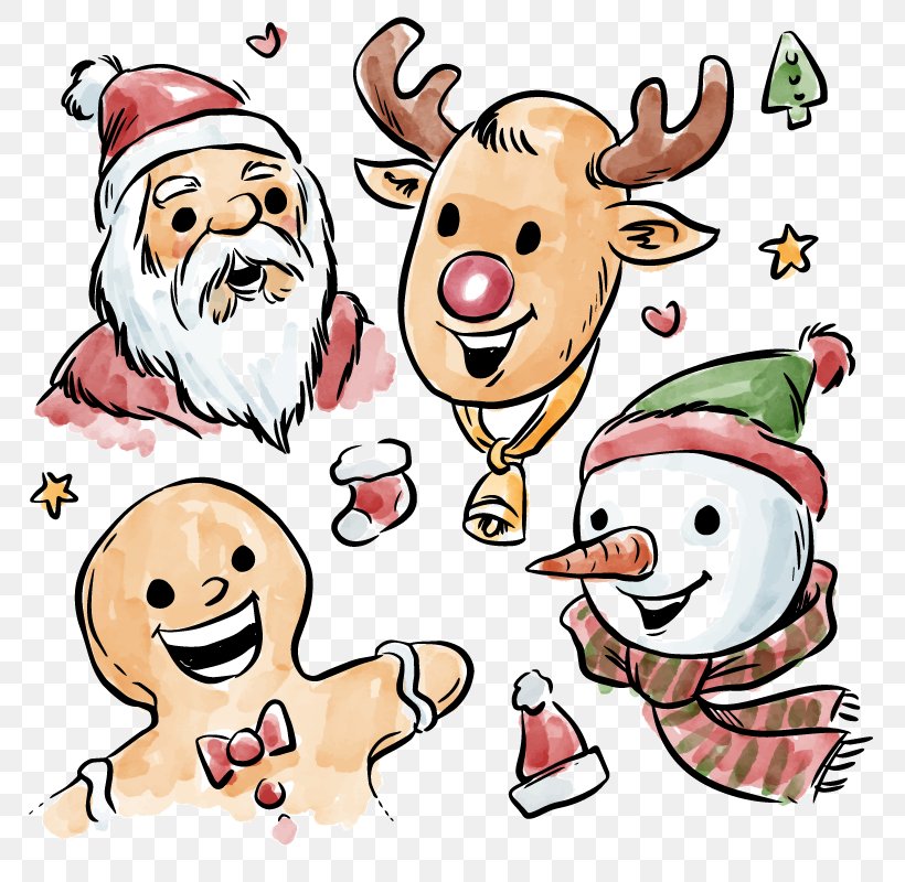 Reindeer Santa Claus F*ck The Law Christmas Clip Art, PNG, 800x800px, Reindeer, Art, Artwork, Christmas, Christmas Decoration Download Free