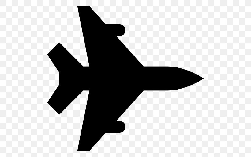 Airplane Aircraft General Dynamics F-16 Fighting Falcon Clip Art, PNG, 512x512px, Airplane, Air Travel, Aircraft, Artwork, Black Download Free