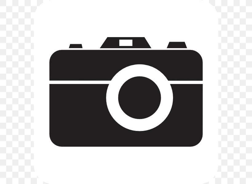 Camera Photography Free Content Clip Art, PNG, 600x600px, Camera, Black, Black And White, Brand, Camera Lens Download Free