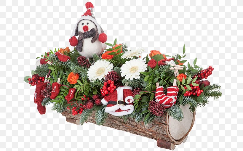 Floral Design Christmas Ornament Flower Bouquet Yule Log Cut Flowers, PNG, 680x510px, Floral Design, Amaryllis, Christmas, Christmas Decoration, Christmas Eve Download Free