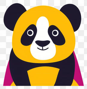 Panda - Cute Cartoon Panda PNG