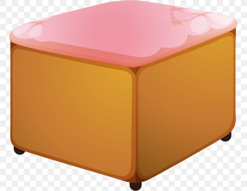 Wing Chair Tuffet Foot Rests Clip Art, PNG, 760x634px, Wing Chair, Chair, Foot Rests, Furniture, Orange Download Free