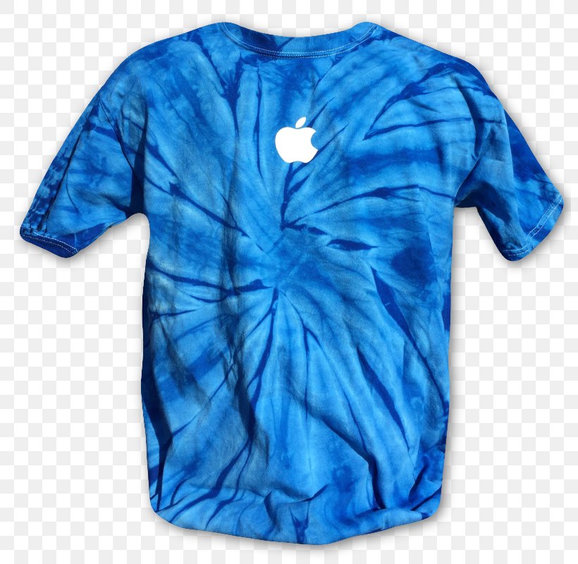 Sleeve T-shirt Tie-dye Apple, PNG, 800x800px, Sleeve, Active Shirt, Apple, Blue, Bow Tie Download Free