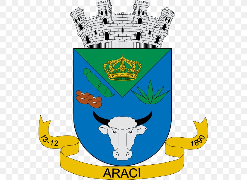 Araci Coat Of Arms Cruz Das Almas Wikipedia Catu, PNG, 563x599px, Coat Of Arms, Bahia, Brand, Crest, Encyclopedia Download Free