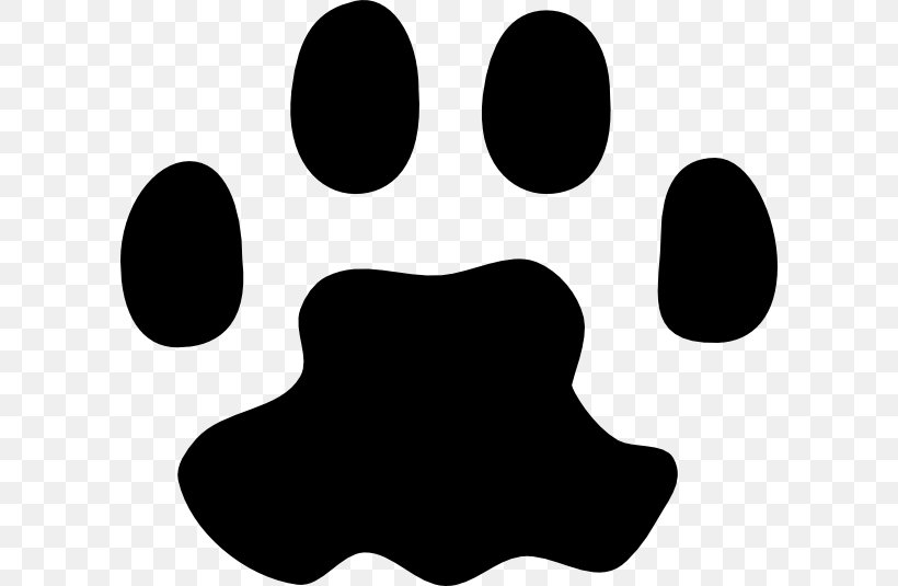 Cat Dog Paw Clip Art, PNG, 600x535px, Cat, Black, Black And White, Claw, Dog Download Free