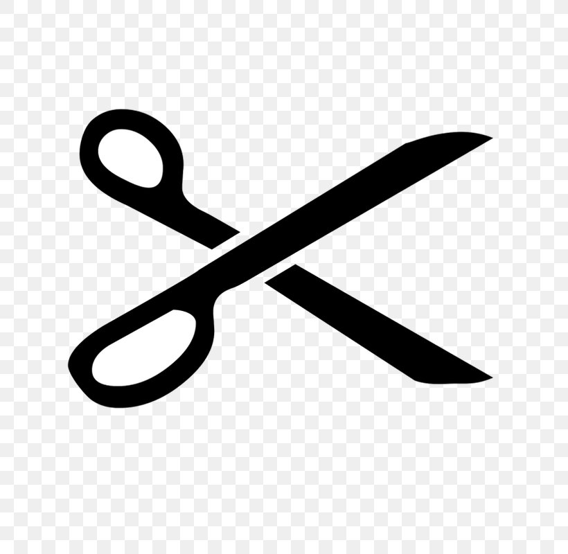 Hair-cutting Shears Clip Art, PNG, 800x800px, Haircutting Shears, Black And White, Document, Scissors, Symbol Download Free