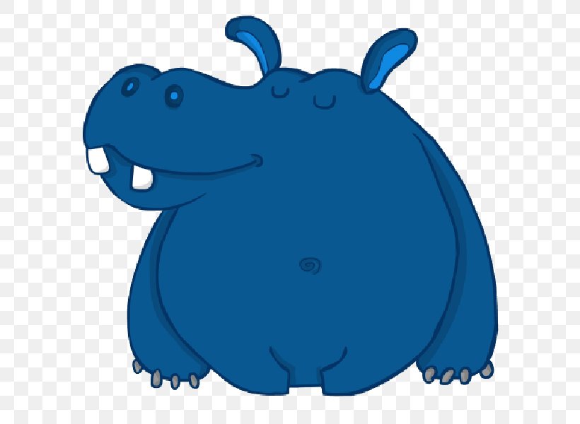 Hippopotamus Drawing Clip Art, PNG, 600x600px, Hippopotamus, Art, Blue, Bluehippo Funding, Cartoon Download Free