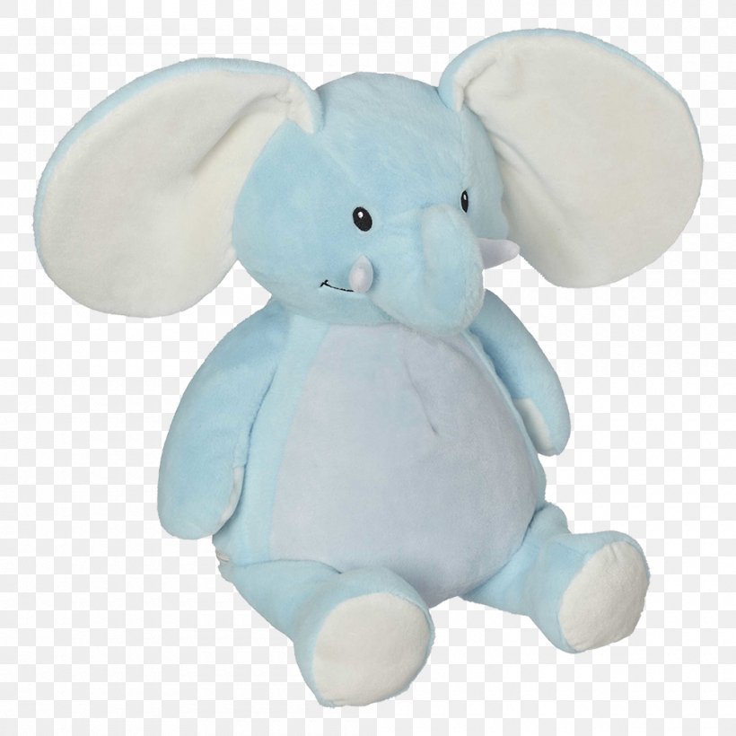 Machine Embroidery Stuffed Animals & Cuddly Toys Elephant Embellishment, PNG, 1000x1000px, Watercolor, Cartoon, Flower, Frame, Heart Download Free