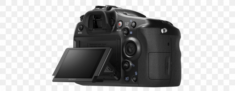 APS-C Sony SLT Camera Sony SLT Camera Digital SLR, PNG, 2028x792px, Apsc, Active Pixel Sensor, Autofocus, Bionz, Camera Download Free
