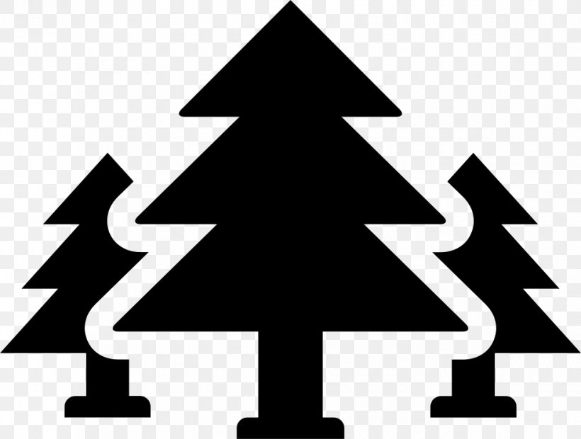 Vegetation Vector Graphics Natural Environment, PNG, 980x742px, Vegetation, Black And White, Christmas Tree, Ecology, Forest Download Free