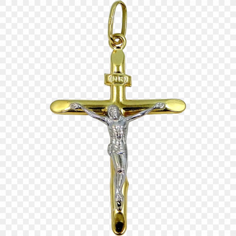 Crucifix Charms & Pendants Christian Cross Gold, PNG, 1612x1612px, Crucifix, Artifact, Body Jewelry, Brass, Carat Download Free