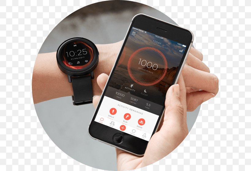 Misfit Vapor Smartwatch Moto 360 IPhone 8, PNG, 611x560px, Smartwatch, Android, Communication, Communication Device, Electronic Device Download Free