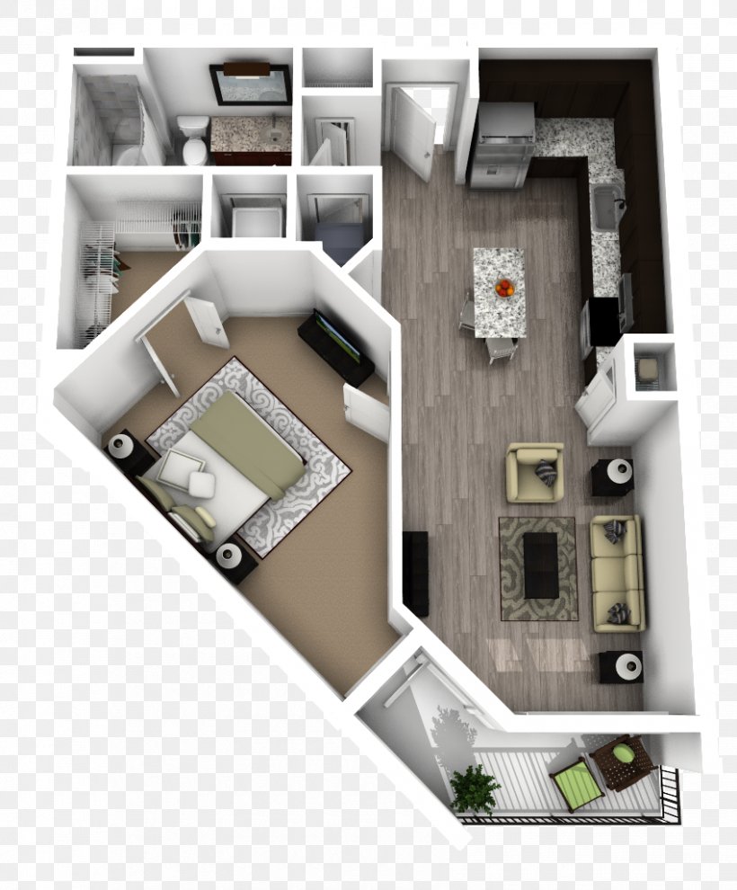 Central Station On Orange Studio Apartment NORA, PNG, 850x1027px, Central Station On Orange, Apartment, Bedroom, Business, Central Florida Download Free