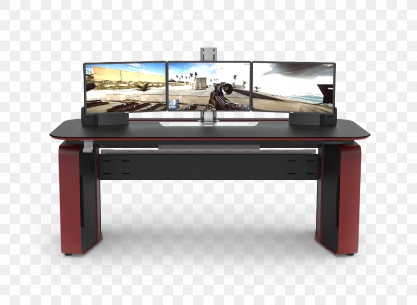 Computer Desk Table Gaming Computer Gamer Png 960x702px Desk