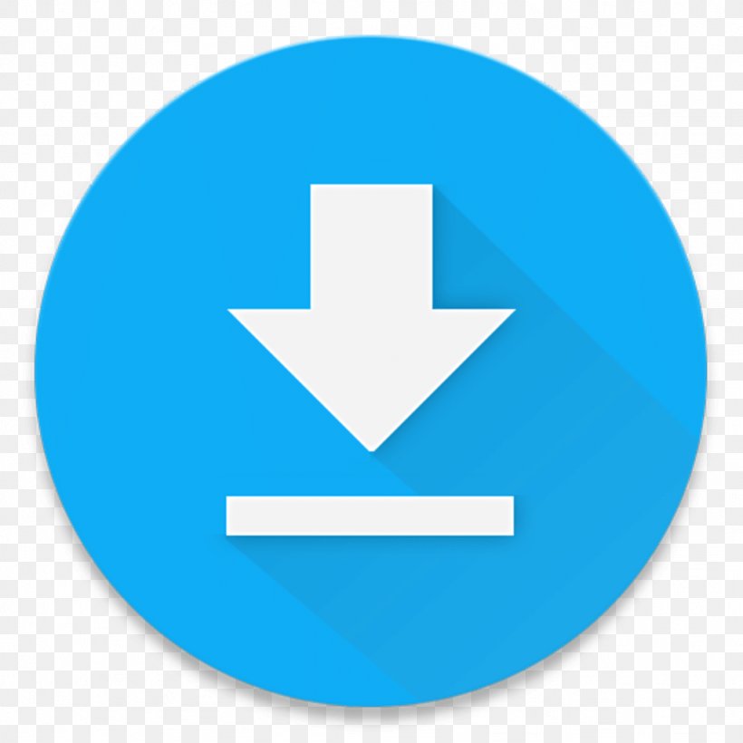 Download Android, PNG, 1024x1024px, Android, Blue, Button, Computer Software, Download Manager Download Free