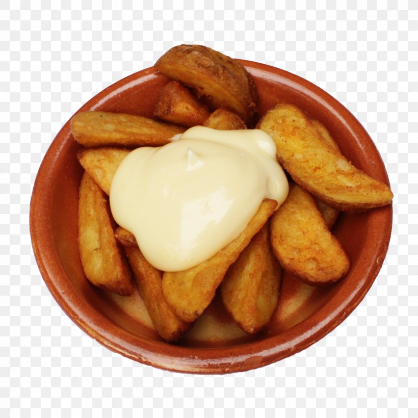 French Fries El Saludo Tex-Mex Tapas Patatas Bravas Vegetarian Cuisine, PNG, 1200x1200px, French Fries, American Food, Breakfast, Cuisine, Dish Download Free