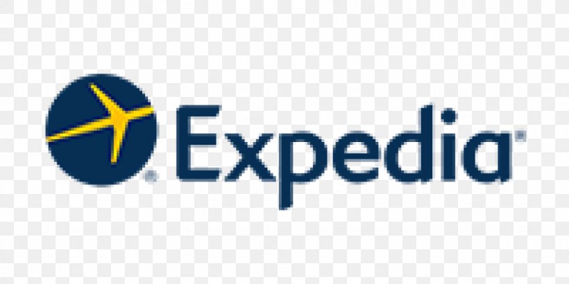 Logo Expedia Travel Agent Airline Ticket, PNG, 1024x512px, Logo, Airline Ticket, Area, Blue, Bookingcom Download Free
