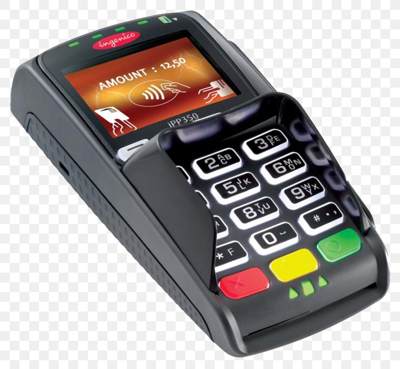 PIN Pad Payment Terminal Ingenico Point Of Sale EMV, PNG, 800x758px, Pin Pad, Card Reader, Cellular Network, Communication Device, Contactless Payment Download Free