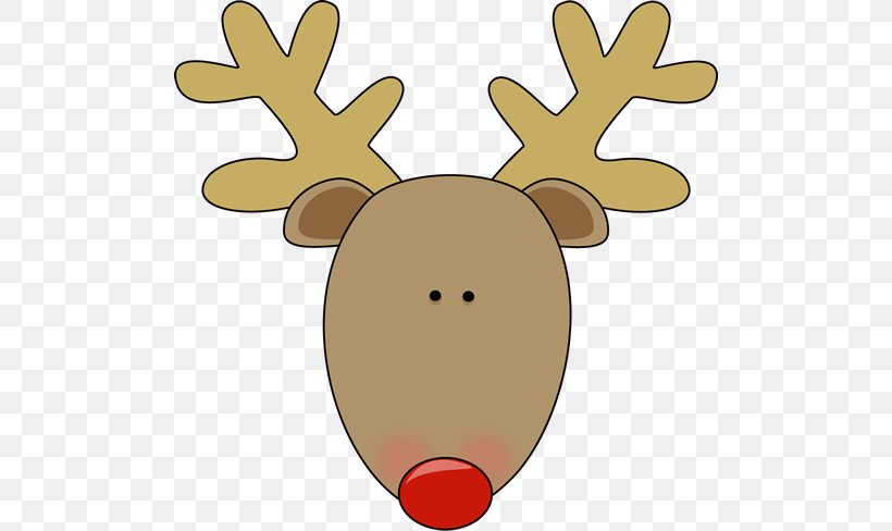 Rudolph Santa Clauss Reindeer Clip Art, PNG, 500x488px, Rudolph, Cartoon, Christmas, Christmas Gift, Christmas Lights Download Free